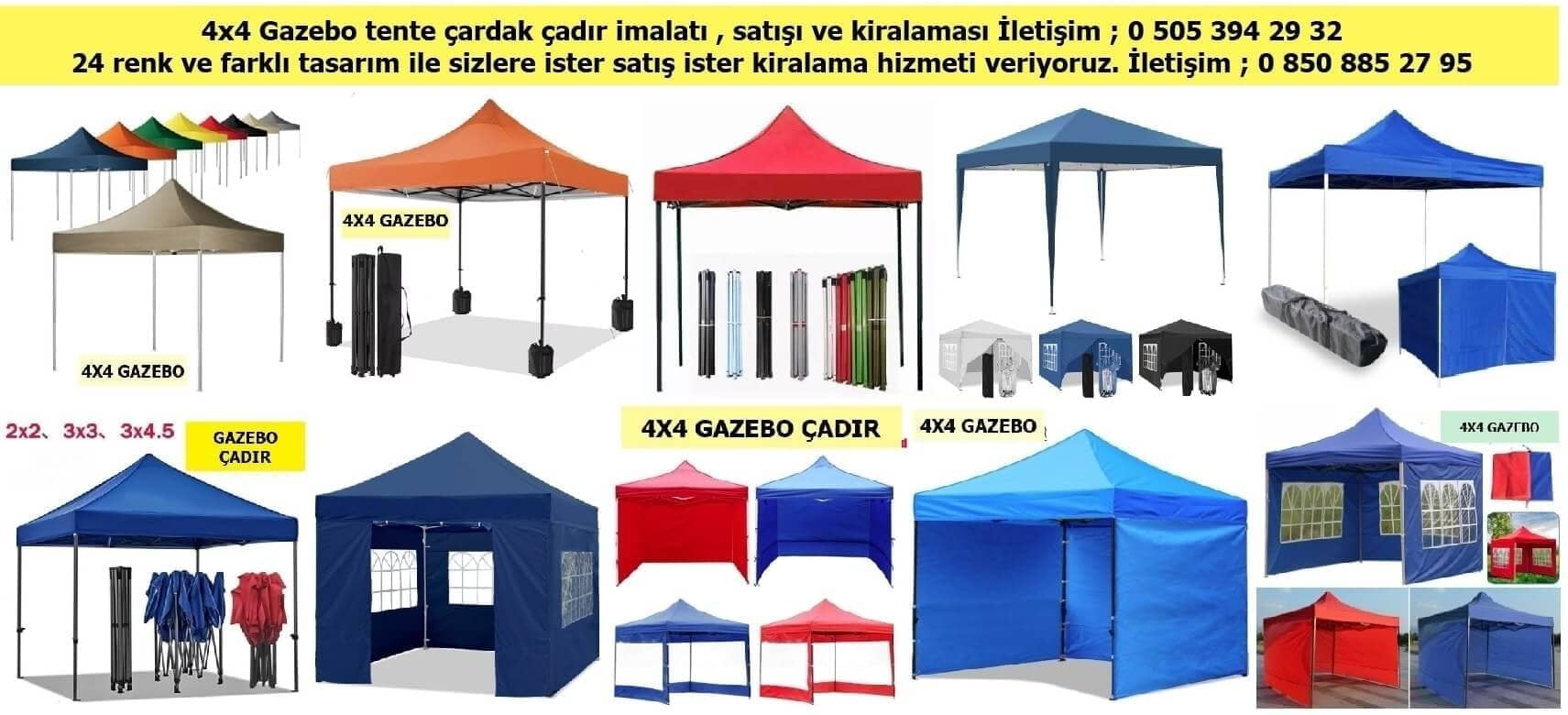 Festival adrlar 4x4 gazebo adr pop-up adr imalat sat kiralama