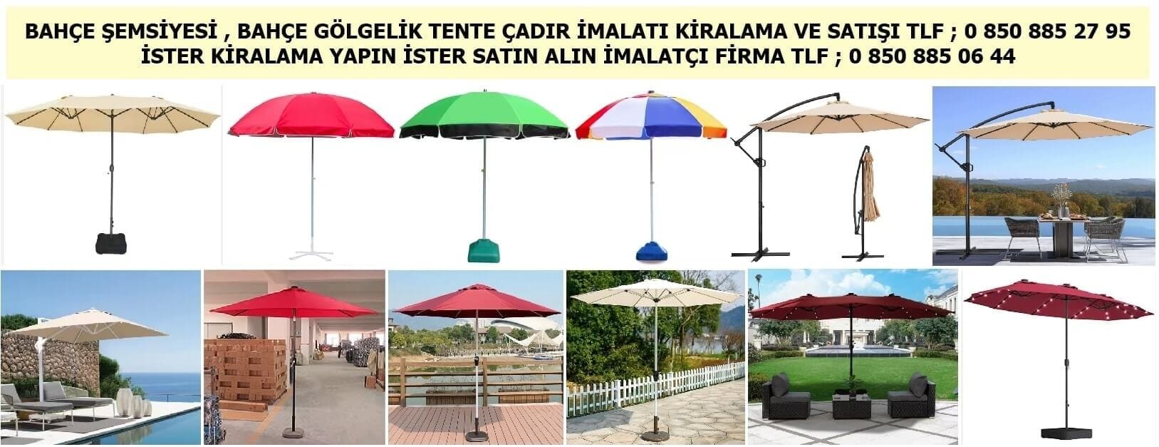 sparta adr Bahe emsiyesi tentesi emsiye glgelik imalat kiralama sat